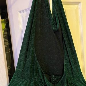 COPY - Green halter back with nice flare bottom